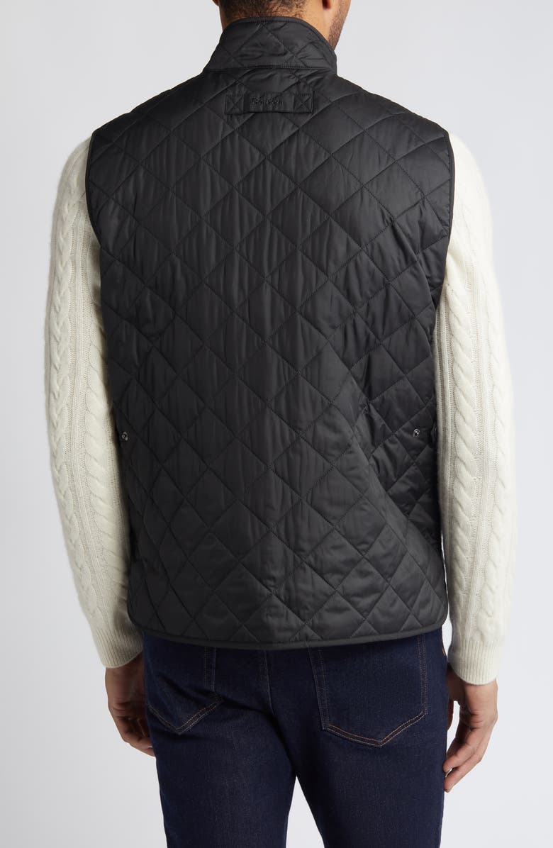 Barbour New Lowerdale Quilted Vest, Alternate, color, Black