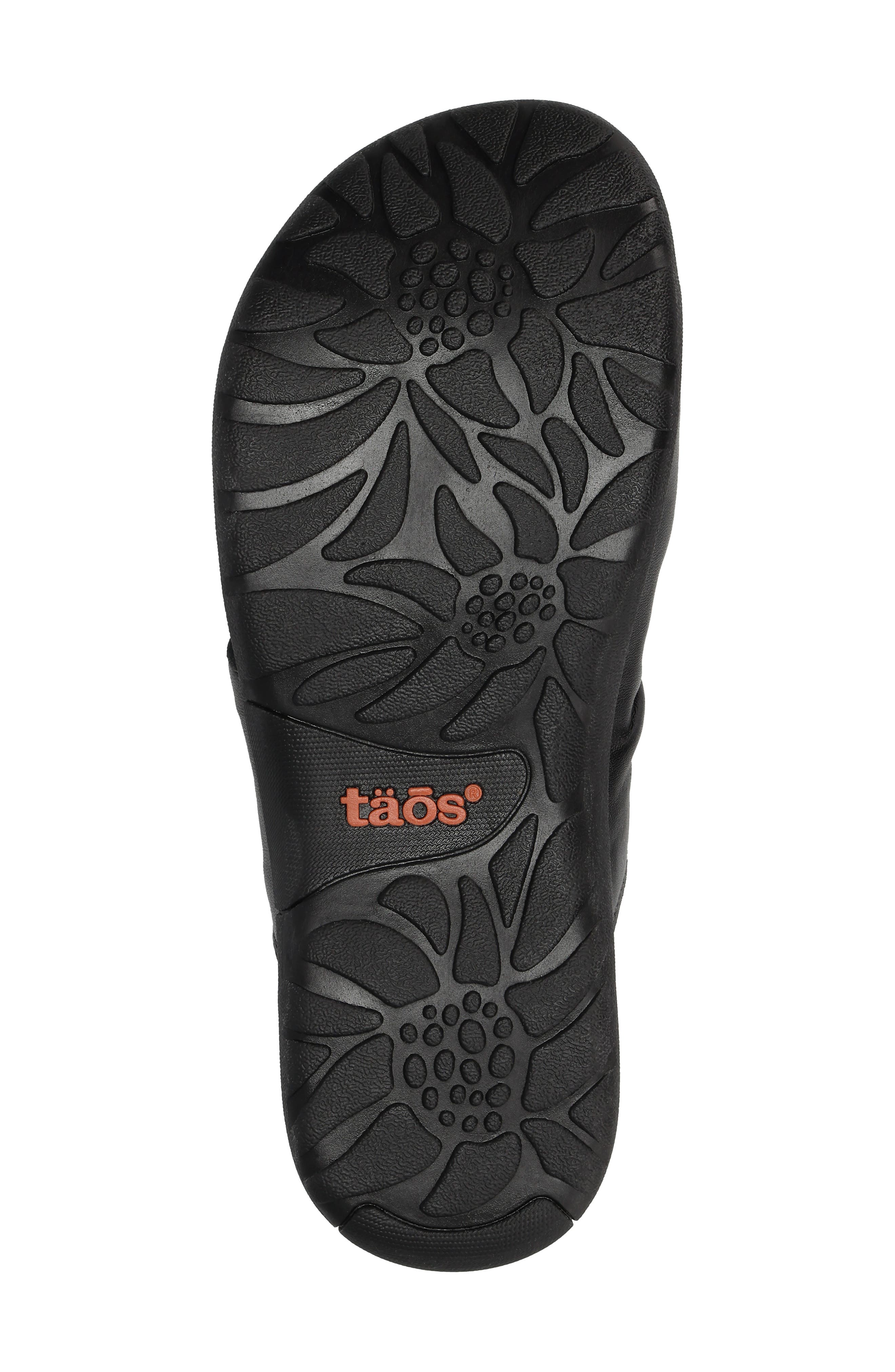 Taos Gift 2 Sandal, Alternate, color, Black Leather