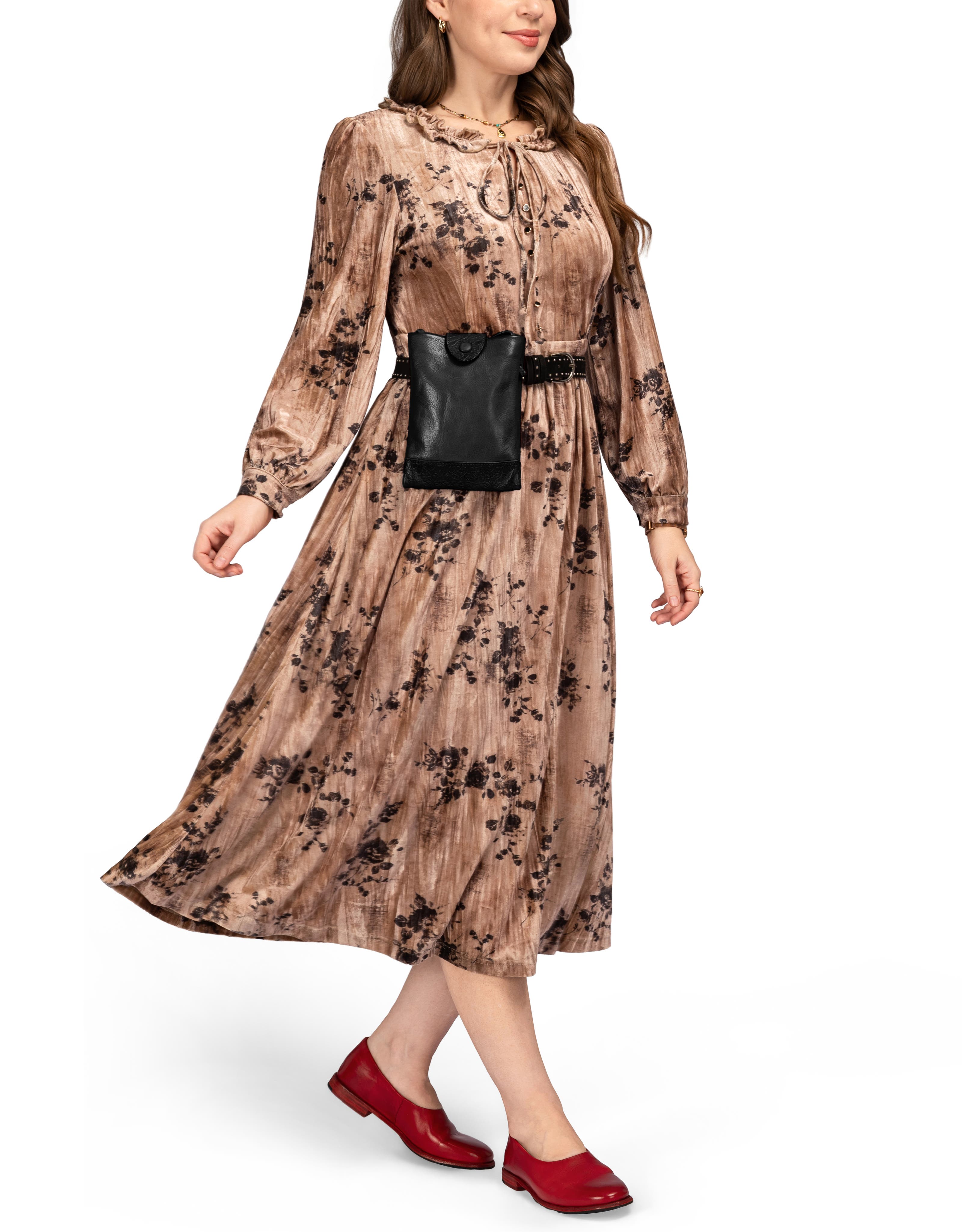 OLD TREND Lily Genuine Leather Structured Convertible Crossbody, Alternate, color, Black