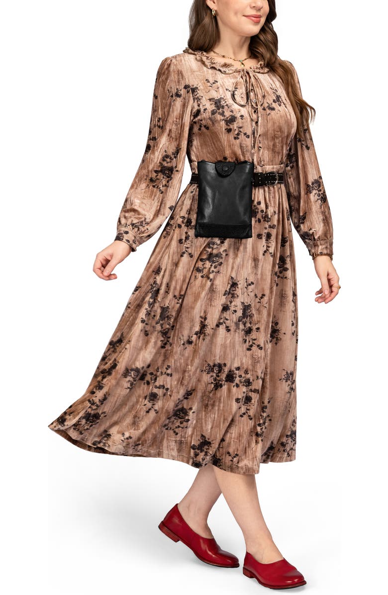 OLD TREND Lily Genuine Leather Structured Convertible Crossbody, Alternate, color, Black