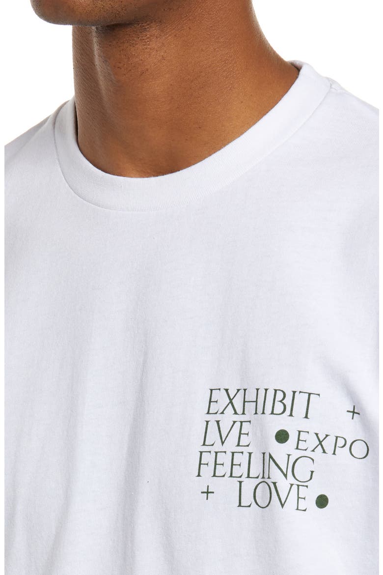 Exhibit Print Men's Graphic Tee, Alternate, color, WHITE