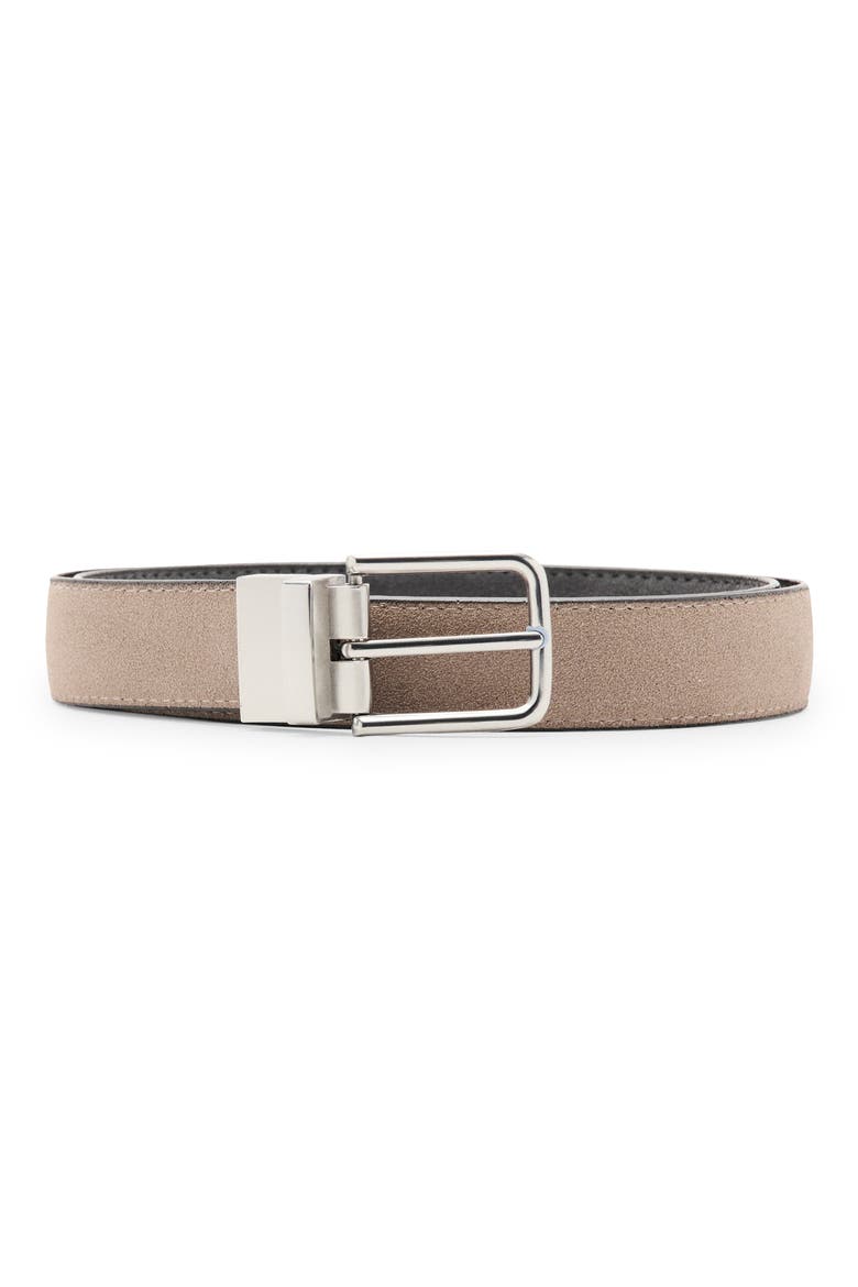 Reversible Suede Belt, Alternate, color, SAND
