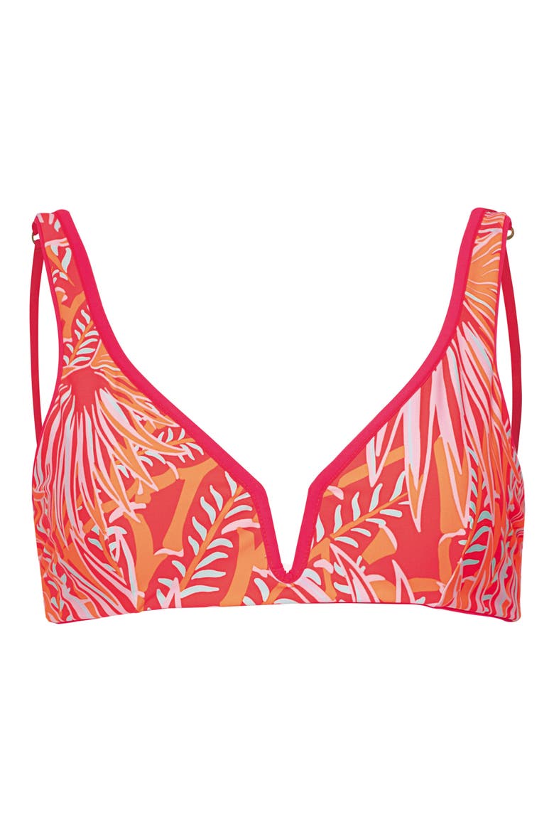Victoria Reversible Bikini Top, Alternate, color, RED