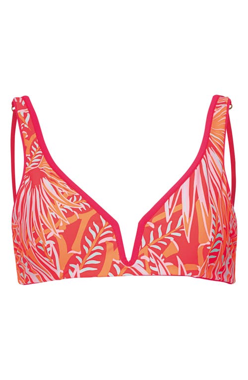 Maaji Victoria Reversible Bikini Top In Pink