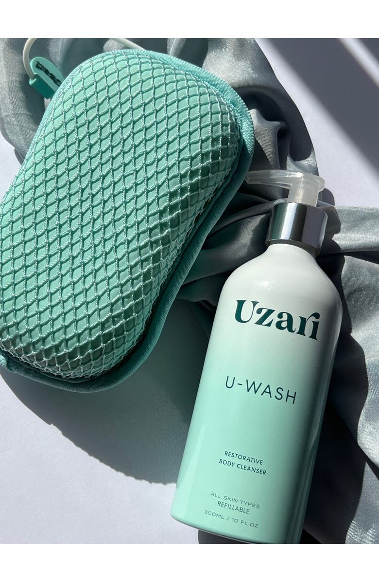 Uzari U-scrub Exfoliator, Alternate, color, Blue