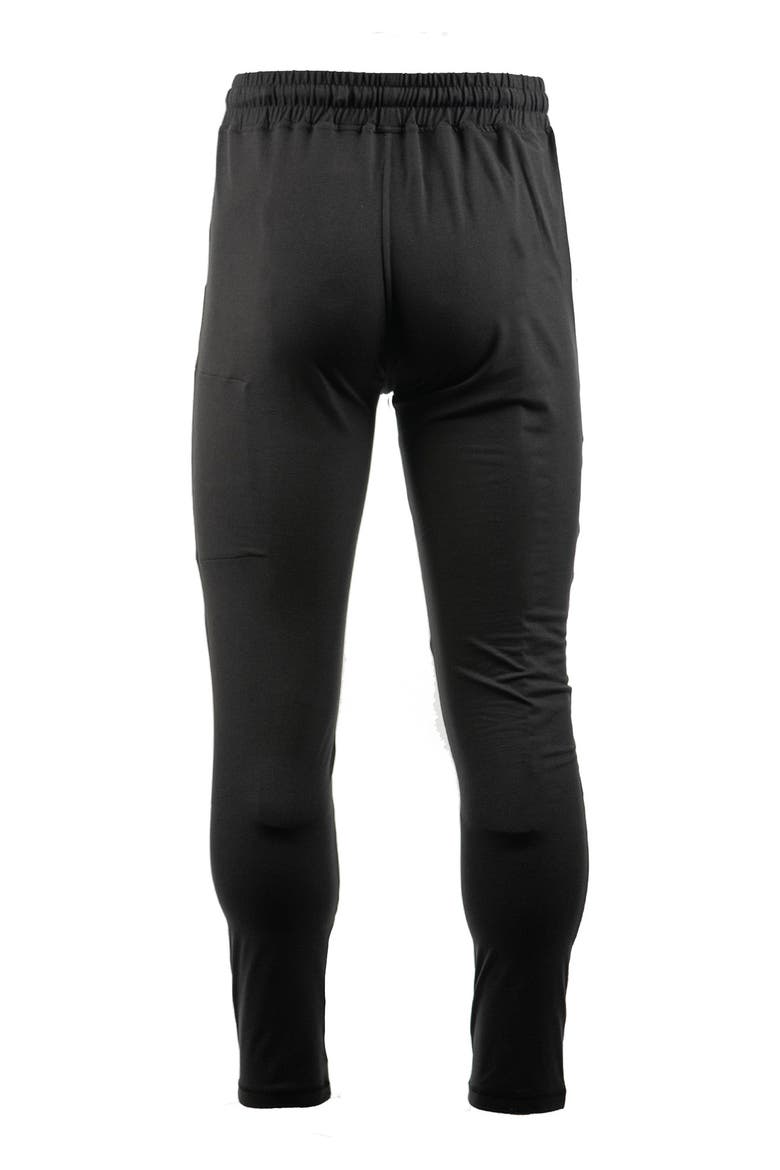 Soft Jersey Joggers, Alternate, color, HEATHER BLACK