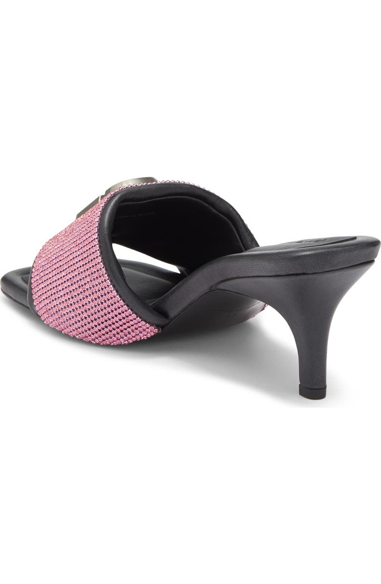 Marc Jacobs The 'J' Slide Sandal, Alternate, color, Black/ Petal Pink