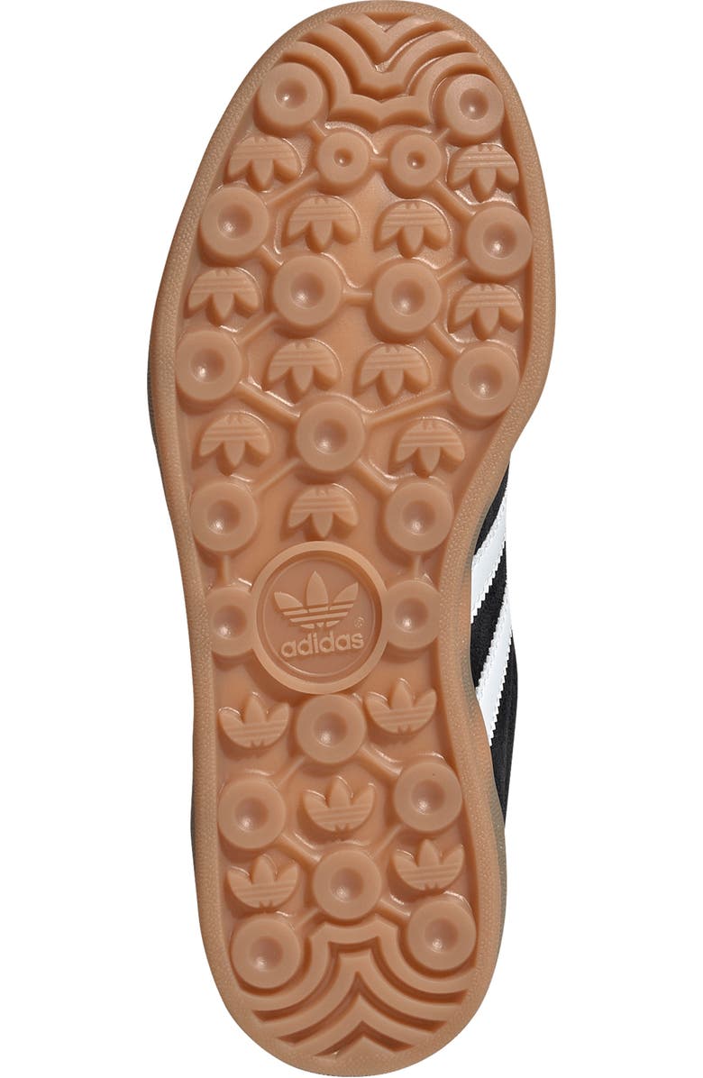 adidas Kids' Gazelle Indoor Sneaker, Alternate, color, Black/ White/ Gum