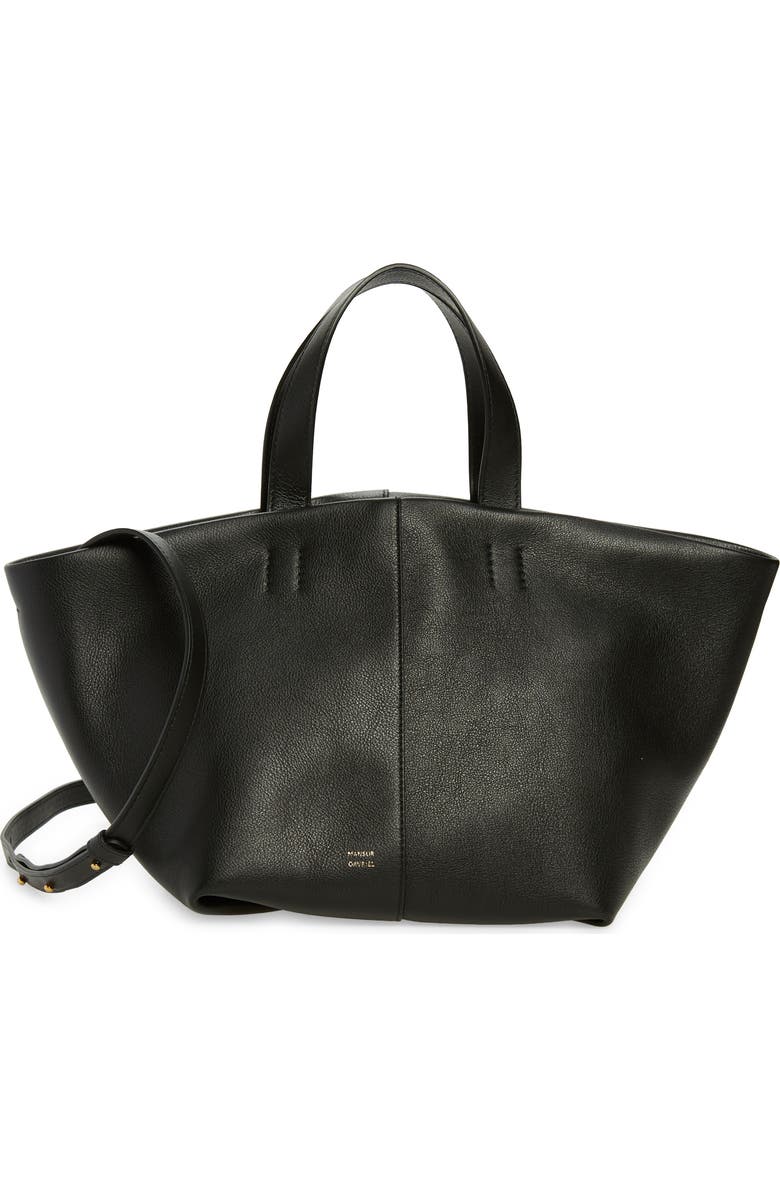 Mansur Gavriel Tulipano Leather Crossbody Bag, Main, color,