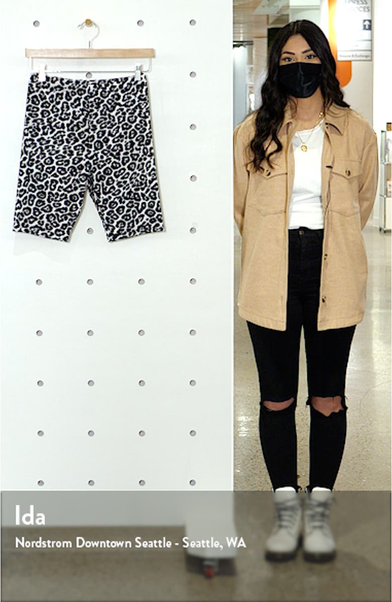 Khloe Tie Dye Bike Shorts, sales video thumbnail