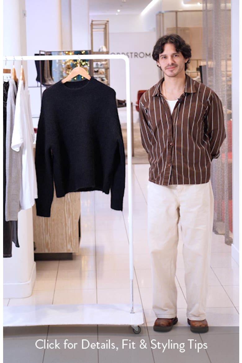Coby Crewneck Wool & Mohair Sweater video