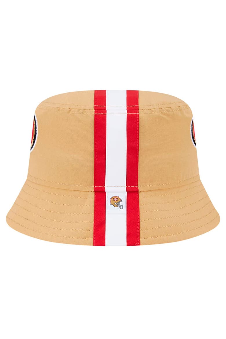 Men's New Era Gold San Francisco 49ers Helmet Bucket Hat, Alternate, color, Gold