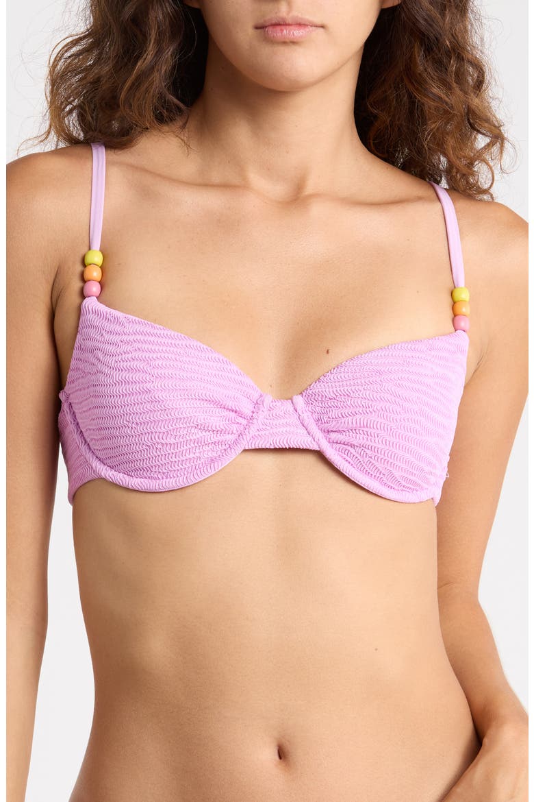 Costa Underwire Bikini Top, Main, color, BLOOM