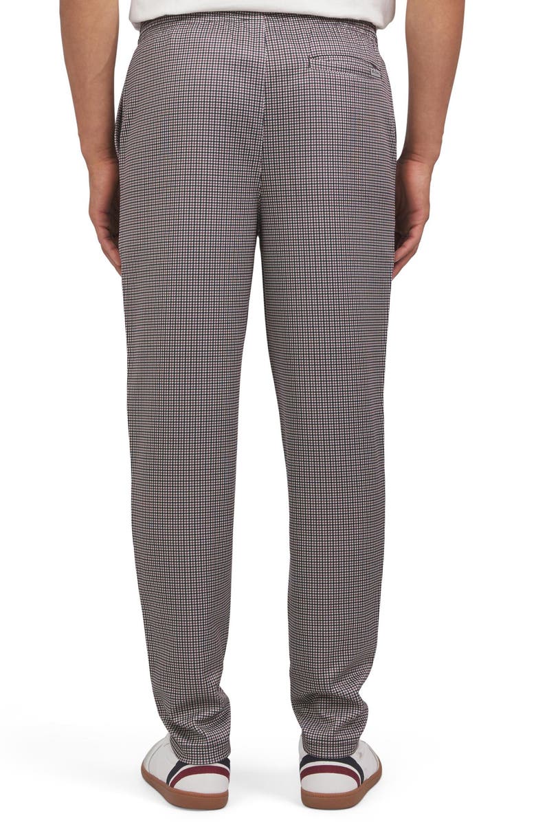 Ben Sherman Houndstooth Tricot Drawstring Pants, Alternate, color, 