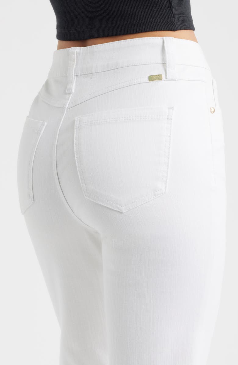 1822 Denim Belle High Waist Flare Jeans, Alternate, color, White