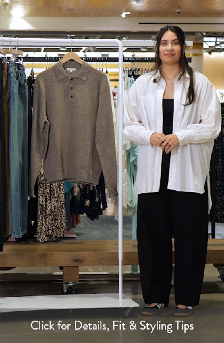 Merino Wool Polo Sweater, sales video thumbnail