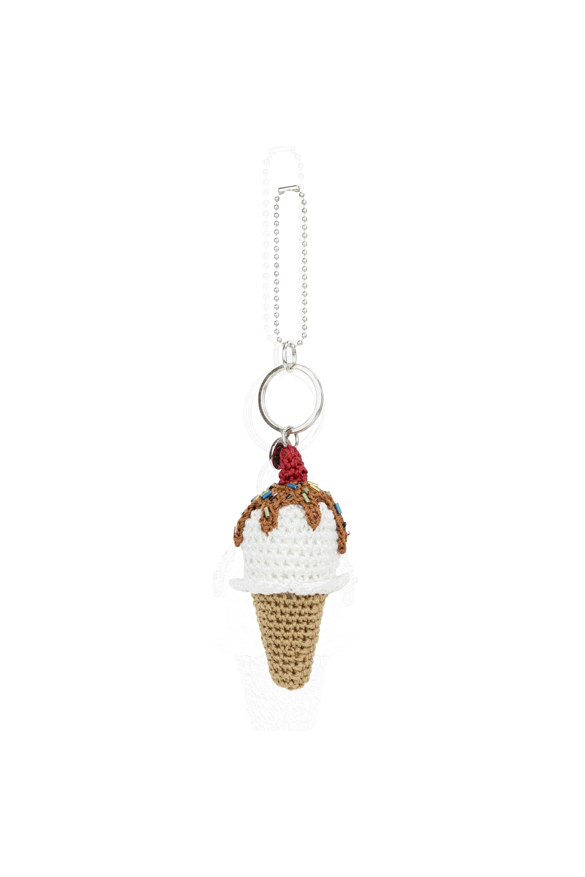 The Sak Yarnicharmz Hand Crochet Dangle - Ice Cream, Alternate, color, 