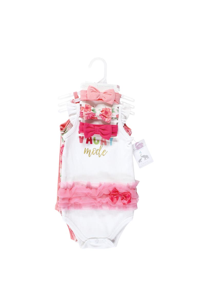 Little Treasure Sleeveless Bodysuit and Headband Set, Alternate, color, 