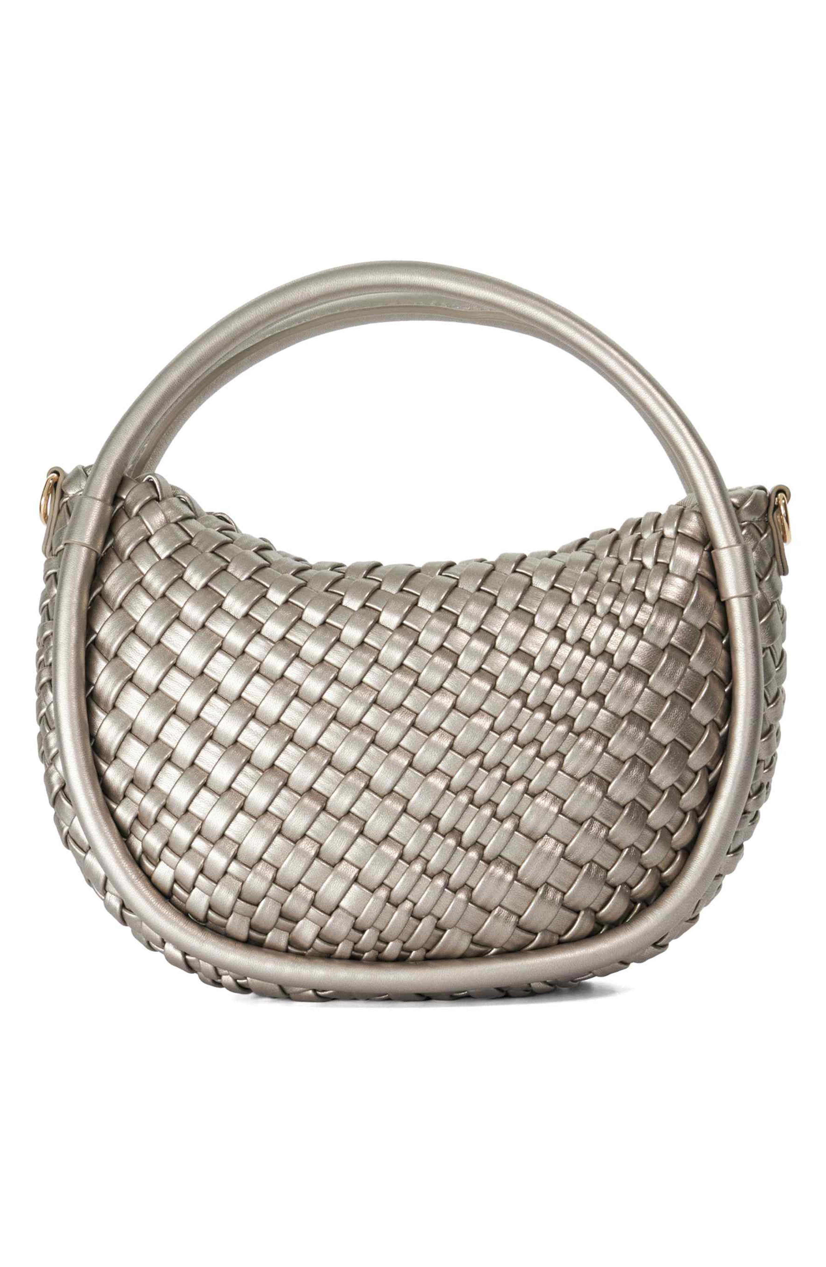 Dinideliberate Top Handle Bag, Alternate, color, SILVER
