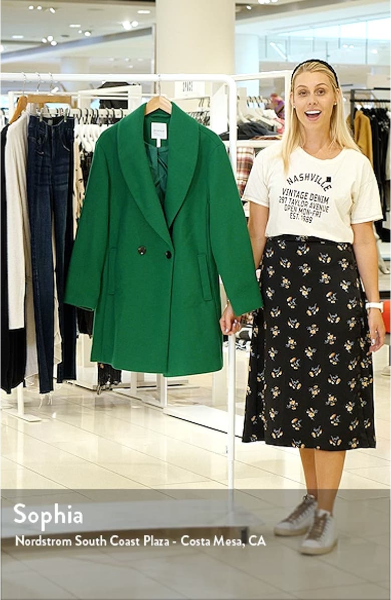 Shawl Collar Coat, sales video thumbnail