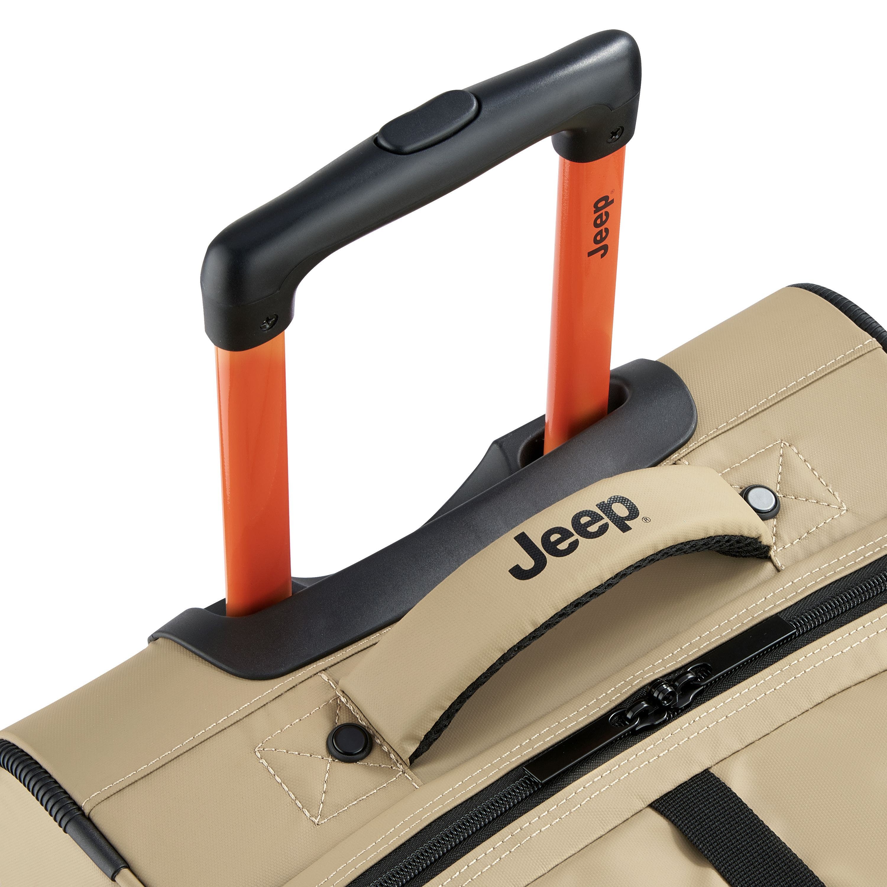 JS006B 27 Inch Two Wheel Rolling Travel Duffle Bag, Alternate, color, Warm Sand