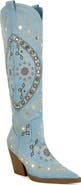 AZALEA WANG Aamina Over the Knee Western Boot