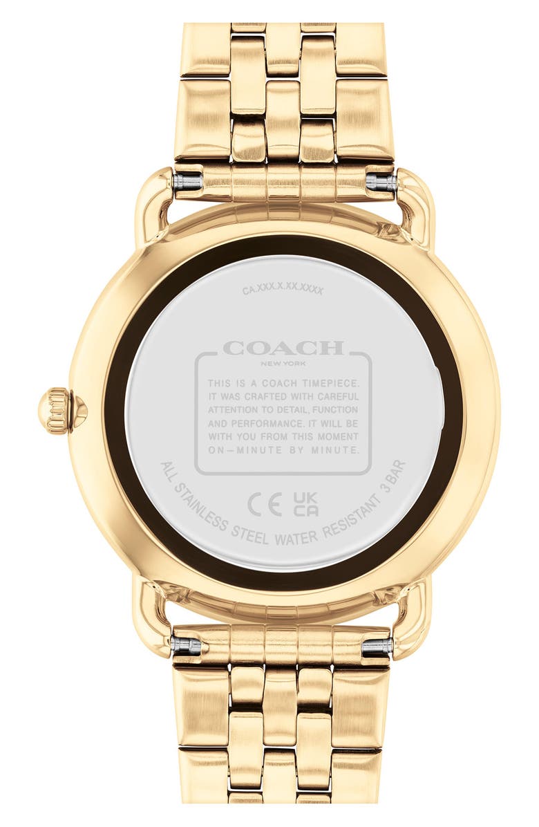 COACH Elliot Bracelet Watch, 36mm, Alternate, color, White Sunray