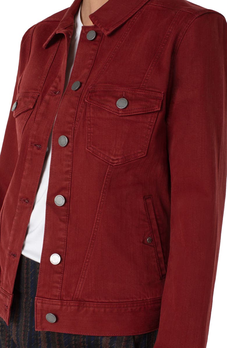 Liverpool Los Angeles Seamed Stretch Twill Jacket, Alternate, color, 