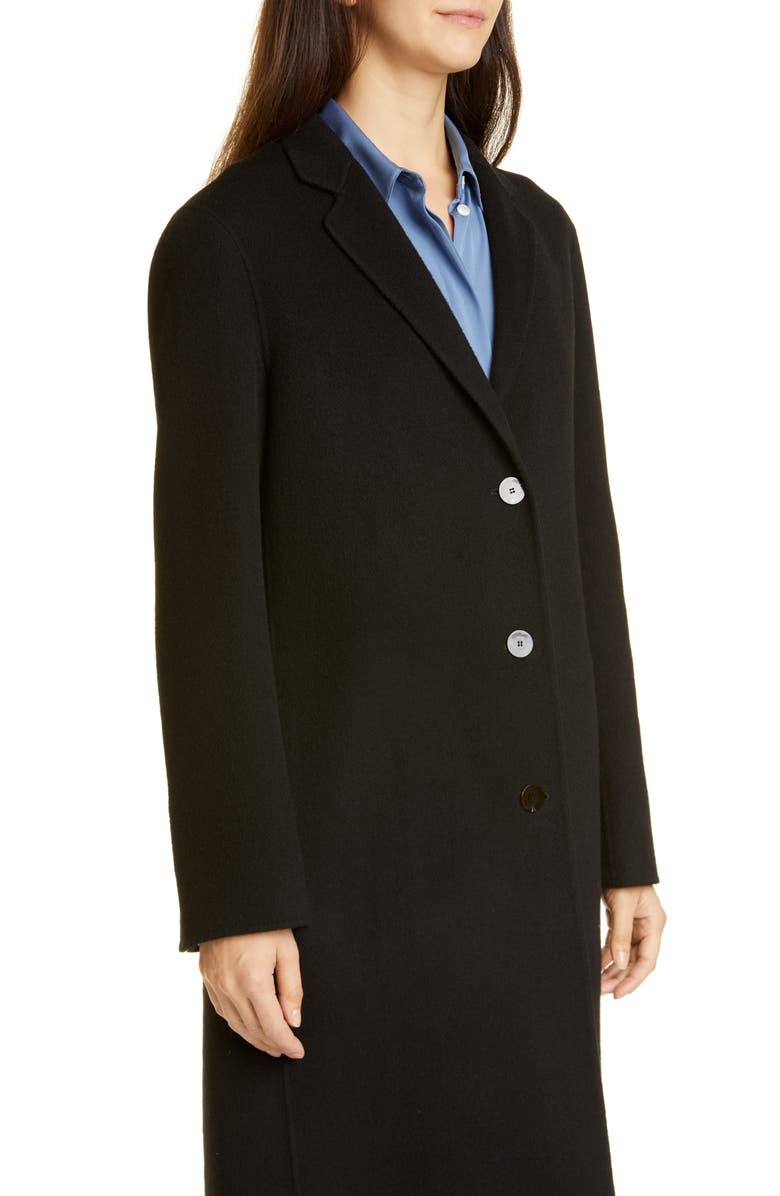 Theory Classic Wool & Cashmere Coat, Alternate, color, 
