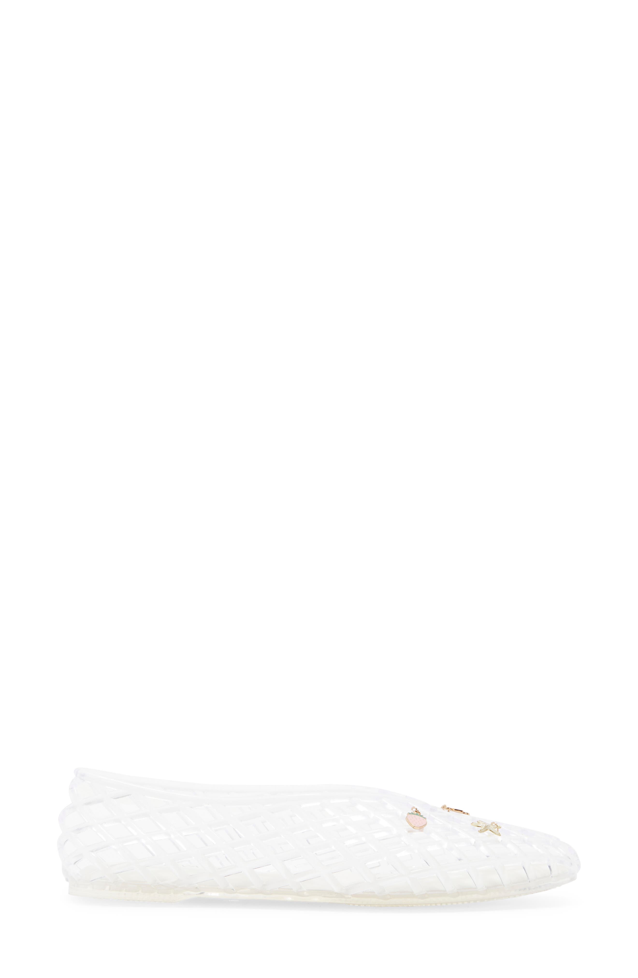 SUHANA JELLY FLATS, Alternate, color, CLEAR