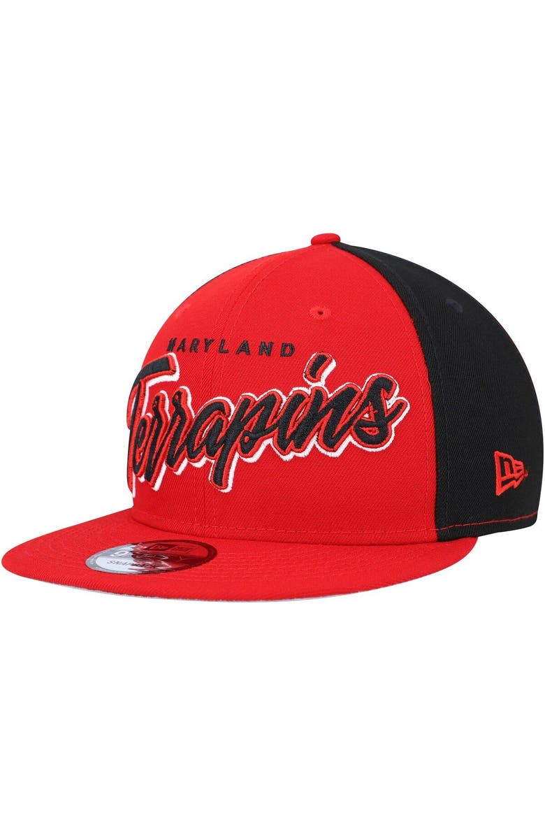 New Era Men's New Era  Red Maryland Terrapins Outright 9FIFTY Snapback Hat, Alternate, color, 