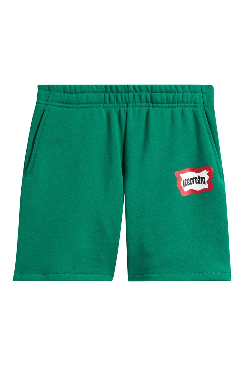 Kids' Saucer Knit Shorts, Main, color, LUSH MEADOW