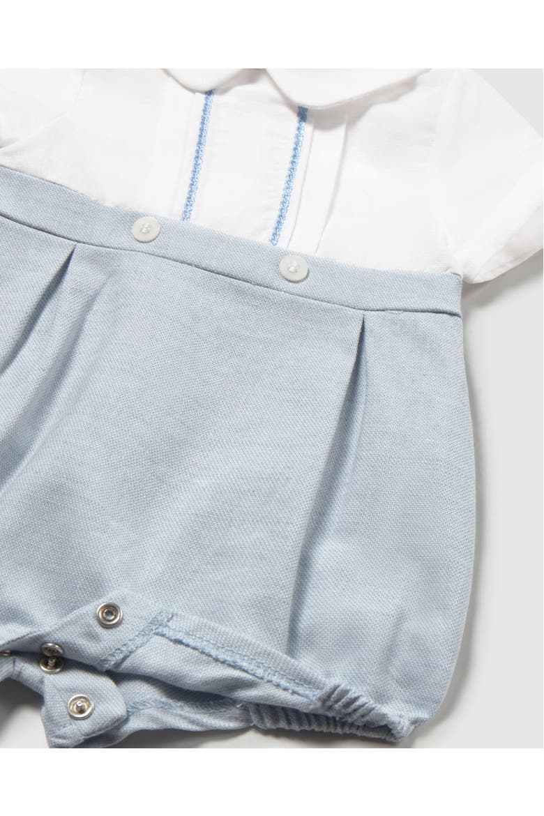 Romper with Peter Pan Collar, Alternate, color, Light Blue