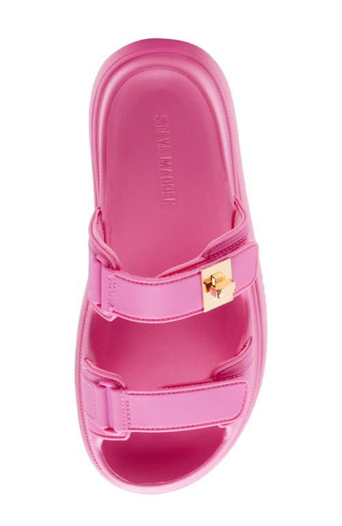Steve Madden Bigschmona Platform Sandal In Pink