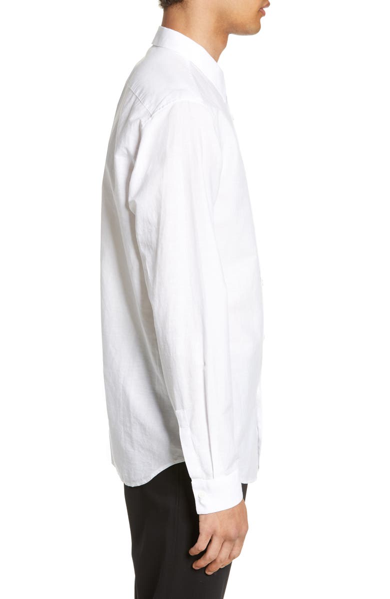 Theory Irving Slim Fit Linen Blend Shirt, Alternate, color, 