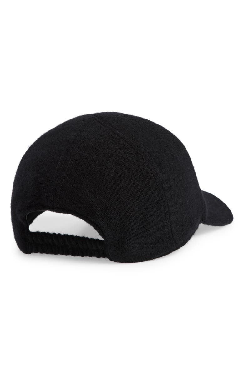 Robert Barakett Wool & Cashmere Baseball Cap, Alternate, color, Black