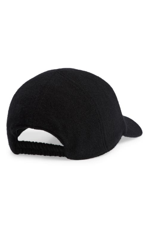 Robert Barakett Wool & Cashmere Baseball Cap In Black