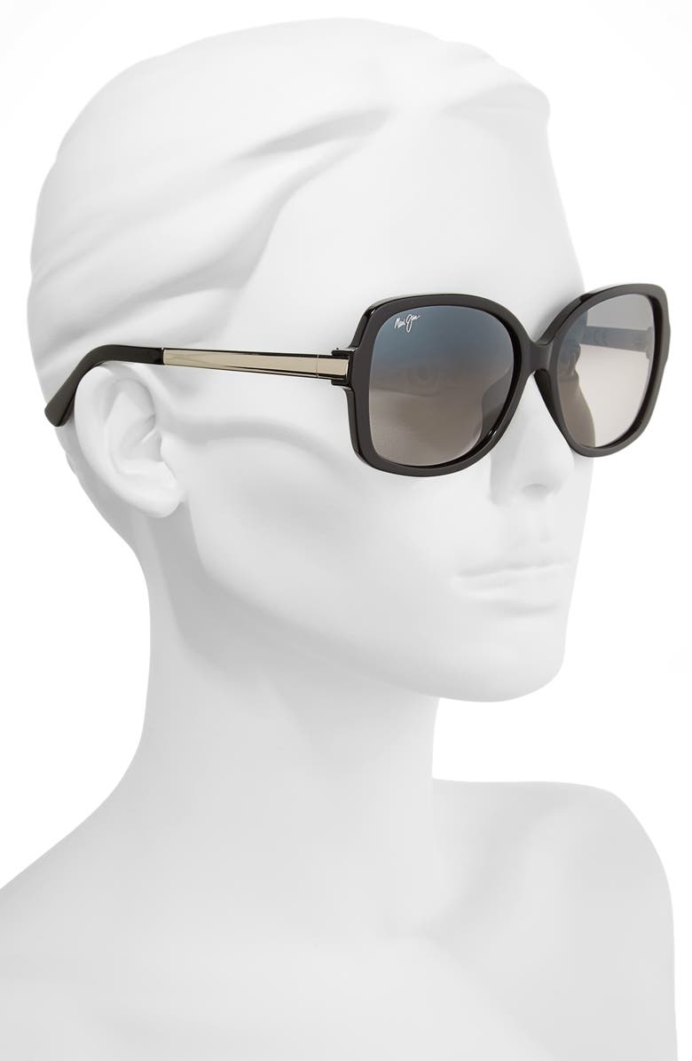 Maui Jim Melika 58mm PolarizedPlus2<sup>®</sup> Square Sunglasses, Alternate, color, 
