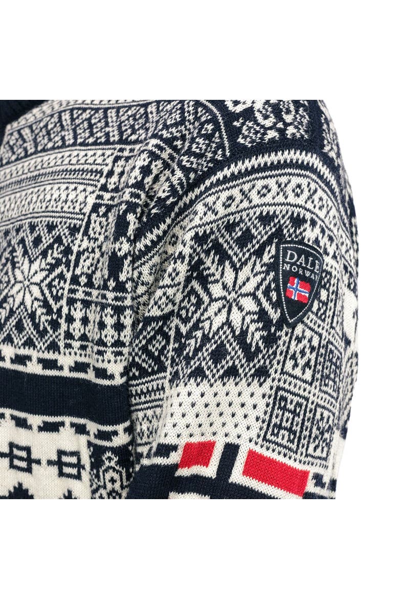 Ol History Sweater - Men's, Alternate, color, Navy/Off White/Raspberry