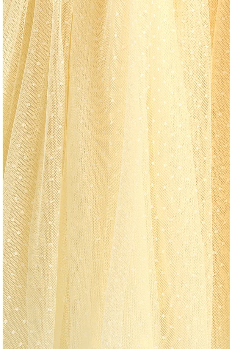 Kids' Tulle Skirt Appliqué Dress, Alternate, color, YELLOW