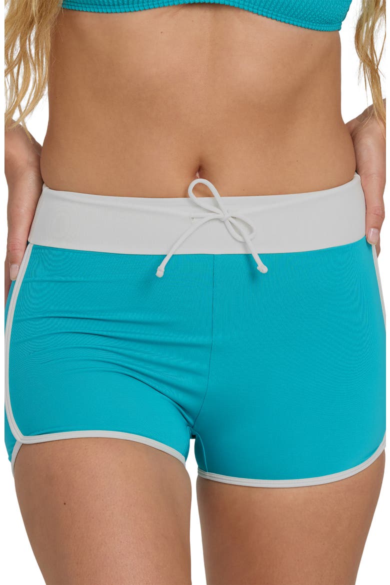 High Tide Drawstring Swim Shorts, Alternate, color, BRIGHT MARINE