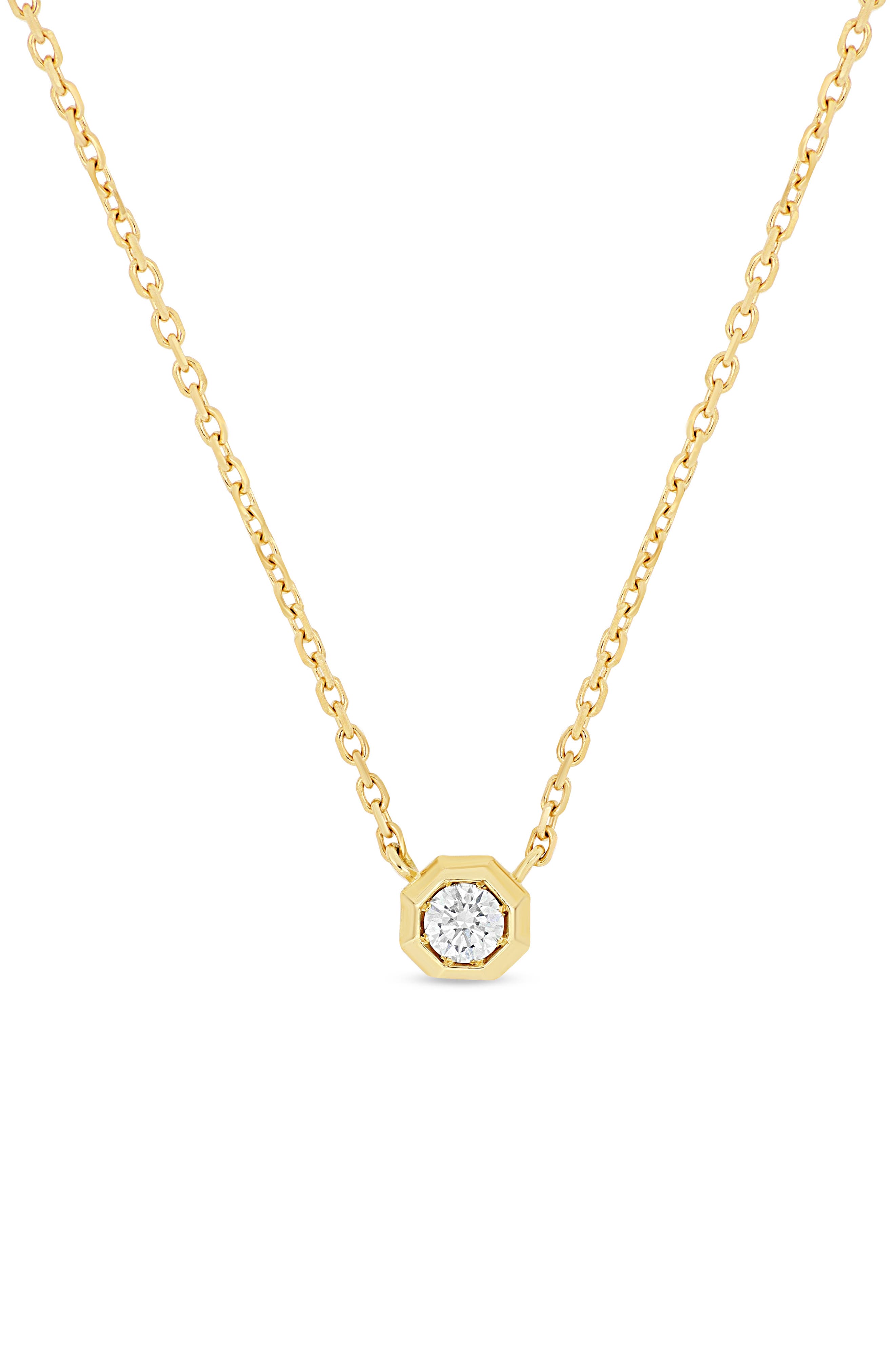 Bony Levy Monaco 18K Yellow Gold Diamond Pendant Necklace