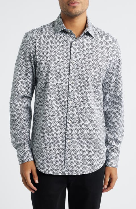 James OoohCotton® Floral Button-Up Shirt