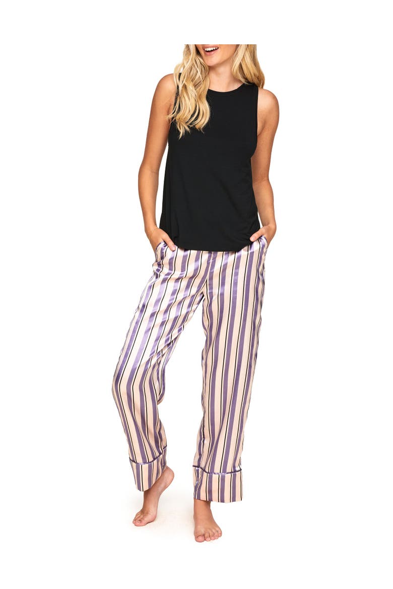 Alania Tank & Pants Pajama Set, Alternate, color, Stripe white