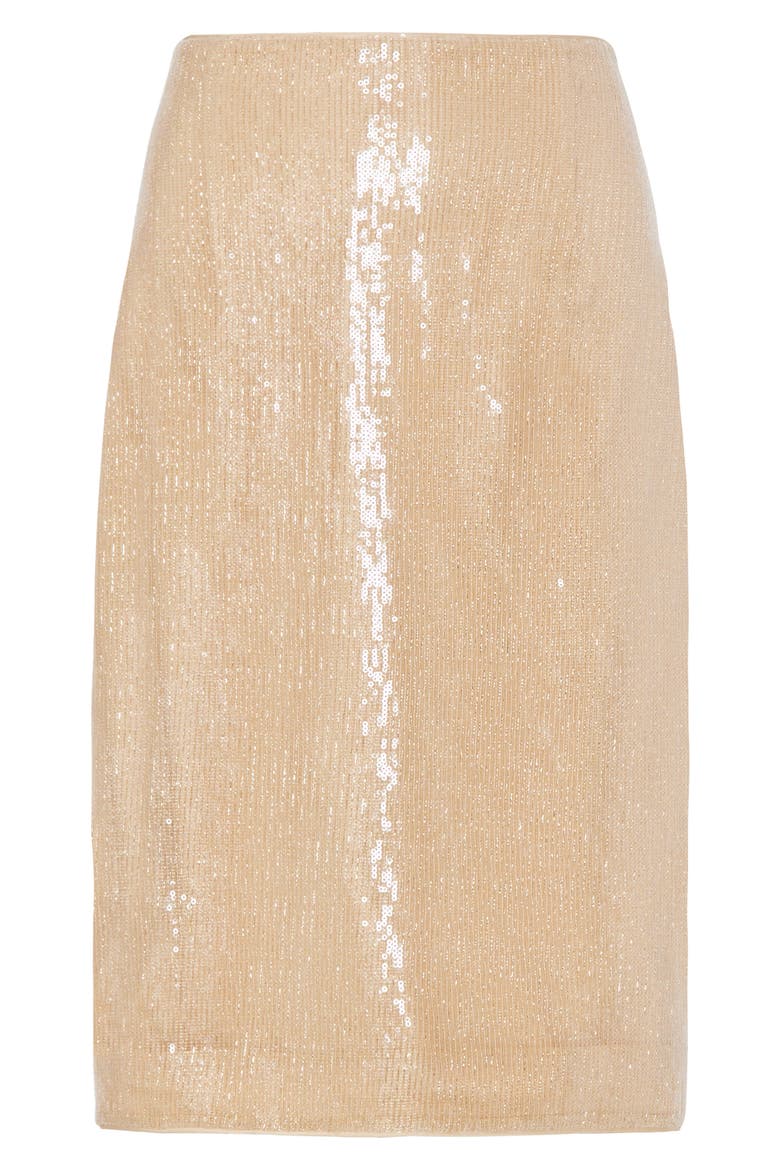 Adley Sequin Skirt, Alternate, color, GOLD