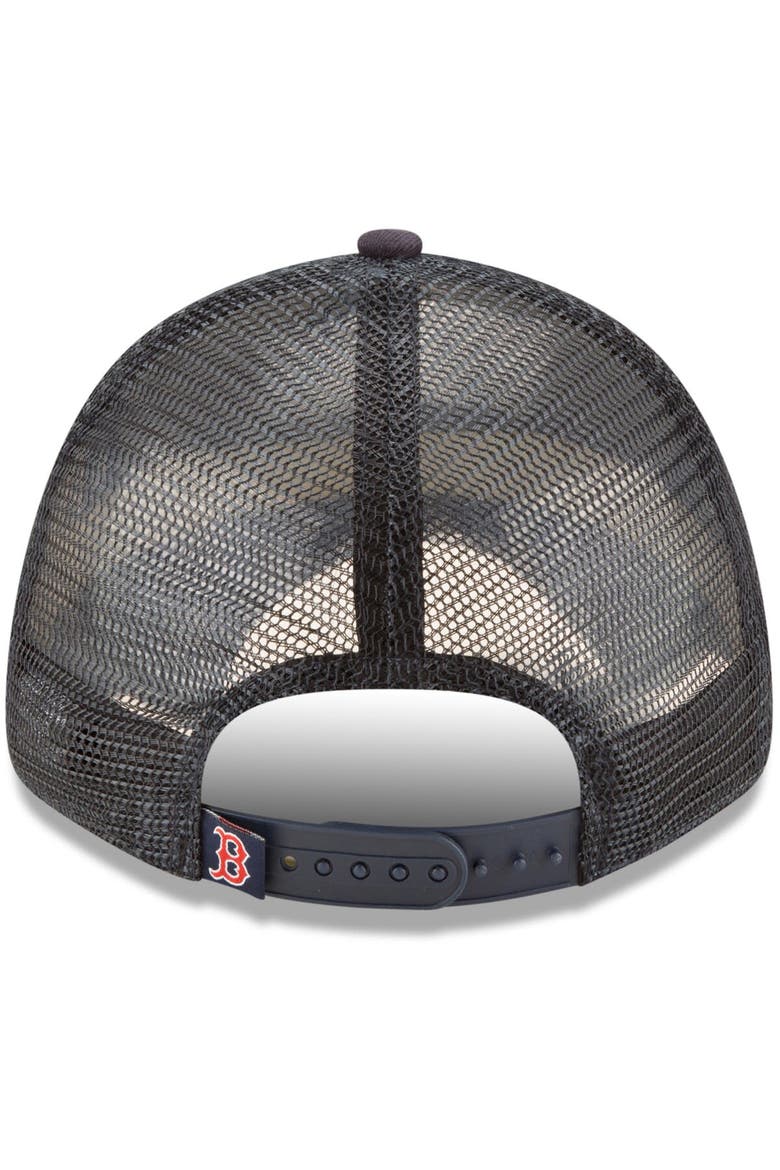 Men's New Era Navy Boston Red Sox Trucker 9FORTY Adjustable Snapback Hat, Alternate, color, Navy
