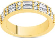 Sterling Forever Nina Cubic Zirconia Baguette Ring