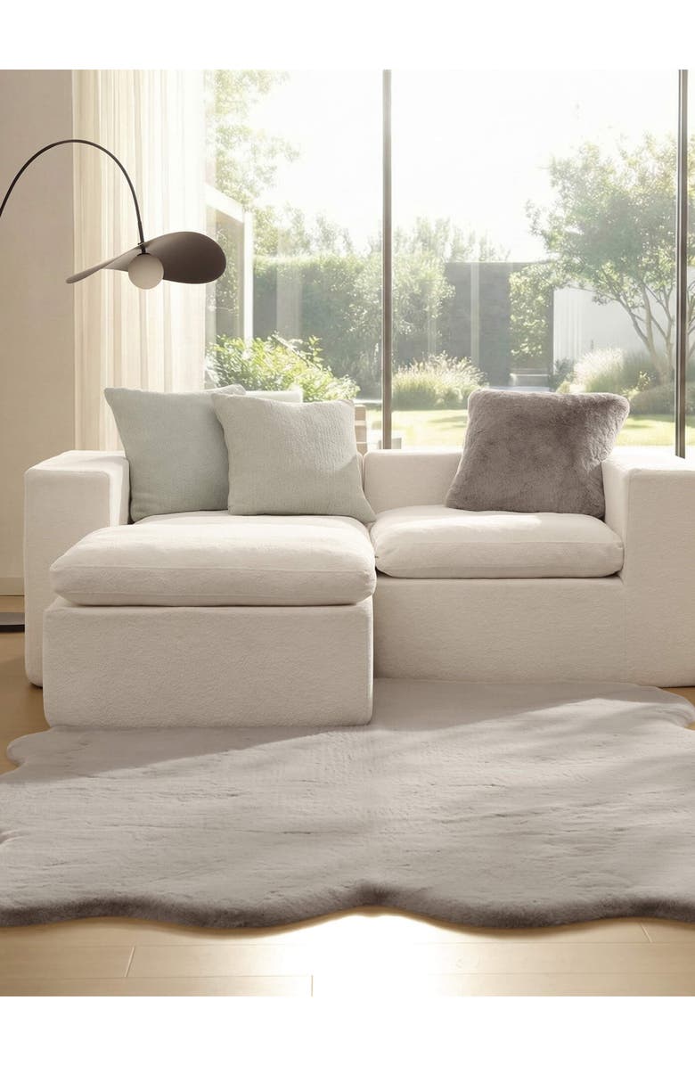 Sunday Citizen Faux Fur Accent Pillow, Alternate, color, 