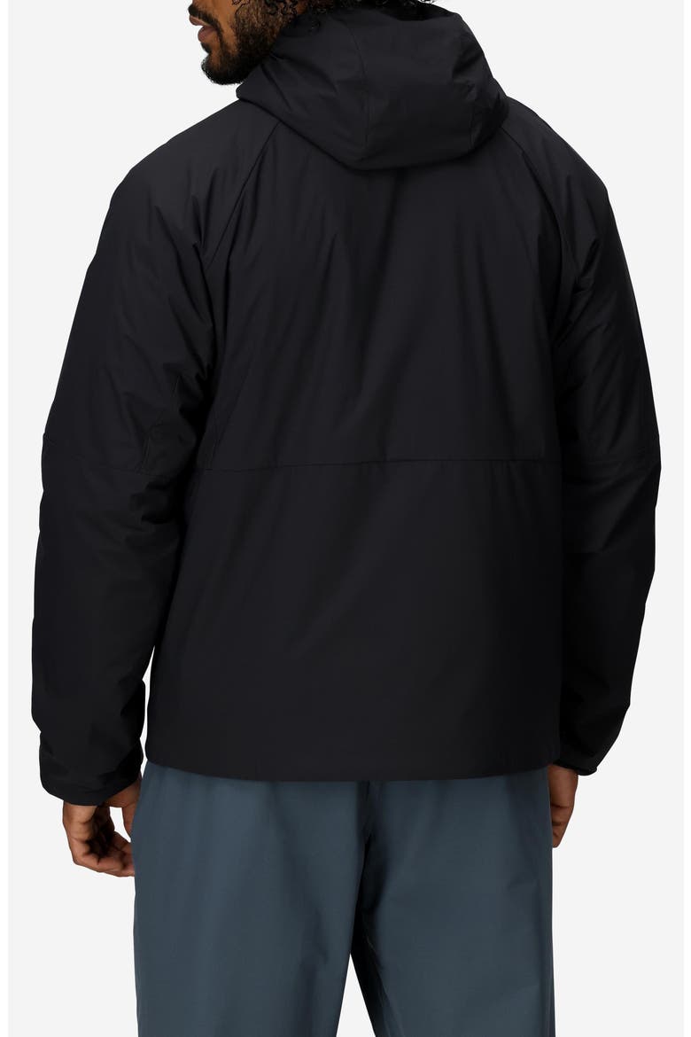 Novus LT Insulated Hooded Jacket, Alternate, color, BLACK