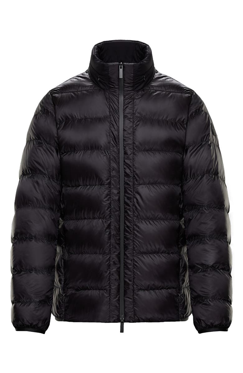 Moncler Peyre Back Logo Water Resistant Down Puffer Coat, Alternate, color, 